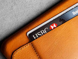 Leather Wallet Case 80° for iPhone 6 Plus - Tan