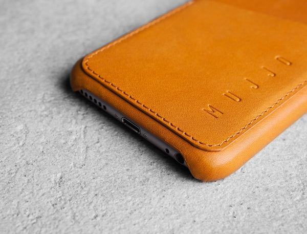 Leather Wallet Case for iPhone 6 - Tan