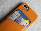 Leather Wallet Case for iPhone 6 - Tan