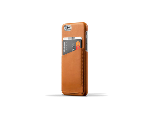 Leather Wallet Case for iPhone 6 - Tan