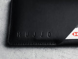 Leather Wallet Sleeve for iPhone 6 - Black