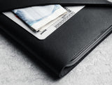 Leather Wallet Sleeve for iPhone 6 - Black