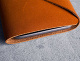 Leather Wallet Sleeve for iPhone 6 - Tan