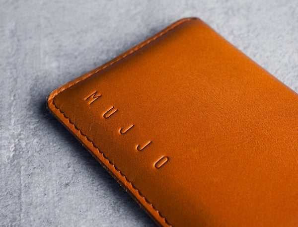 Leather Wallet Sleeve for iPhone 6 - Tan