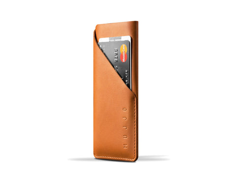 Leather Wallet Sleeve for iPhone 6 - Tan