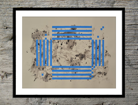 Lines in Blue