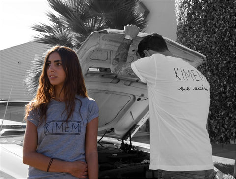 KIMEM Logo Print T-Shirt