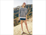 KIMEM Logo Print Sweater - Grey