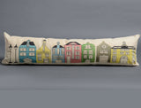 Pompaleh Dutch Street Scene Long Decorative Pillow