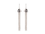 Long Tassel Earrings Silver