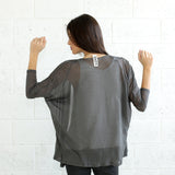 Love Cardigan, Dark Grey Naftul