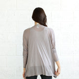 Love Cardigan, Light Grey Naftul