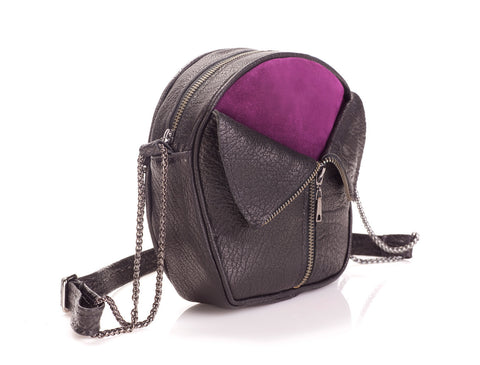 M&M Petite (Black + Purple)