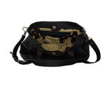 12 Juillet Noon - Medium Leather Tote Bag (Black)