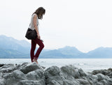 12 Juillet Noon - Medium Leather Tote Bag (Dark Brown)