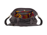12 Juillet Noon - Medium Leather Tote Bag (Grey)