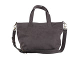 12 Juillet Noon - Medium Leather Tote Bag (Grey)