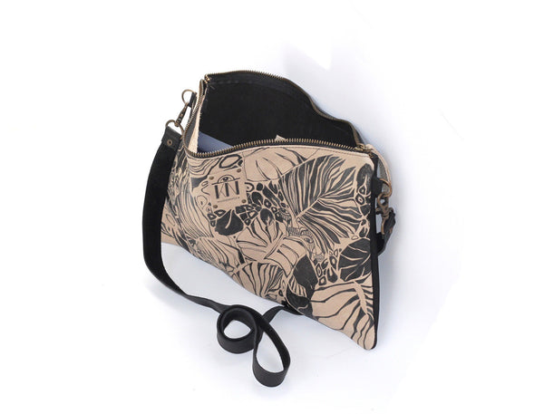 Hand Painted Leather Purse KN