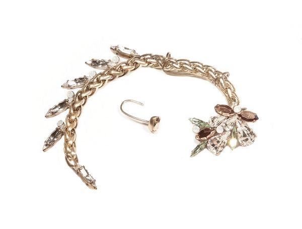 Crystal Flora Ear Cuff Laurie Fleming Jewellery