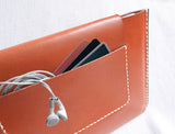 Handstitched Personalized Leather iPad Mini Case