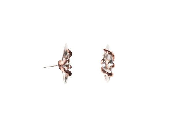 Crystal Thorn Studs Laurie Fleming Jewellery