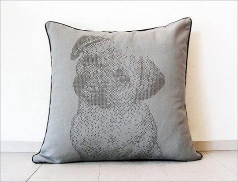 Handmade Pug Pillow