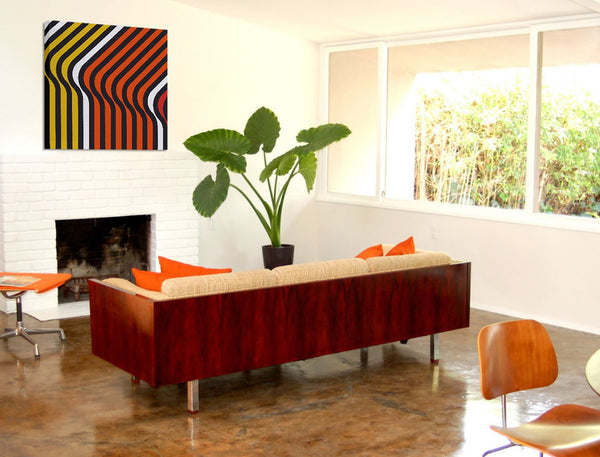 "Ripples" Orange
