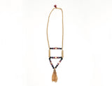 Gold Plated Triangle Mala Necklace