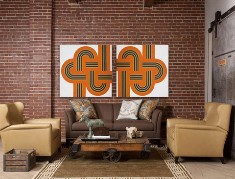 "Weave" Orange