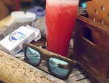 Handmade Zarubka Wood Sunglasses With Mirror Lenses