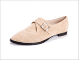 LAX shoes beige criss cross