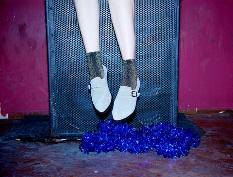 Light Beige Criss- Cross