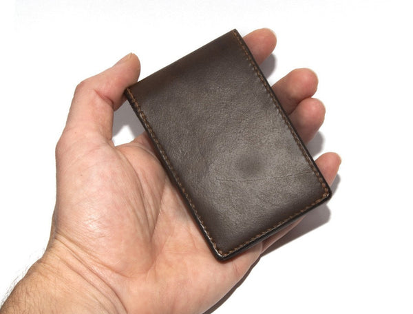 Bifold Card Holder - Brown