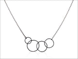 Black Circle Necklace