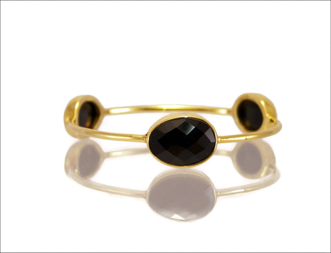 Black Onyx Emma Bangle