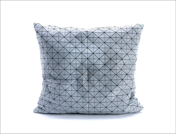 Black & White Origami Geometric Pillow