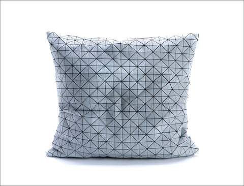 Black & White Origami Geometric Pillow