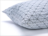 Black & White Origami Geometric Pillow