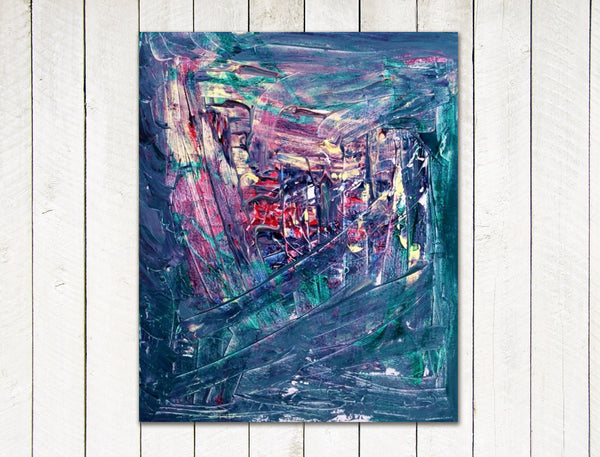 acrylic painting on canvas cyclone