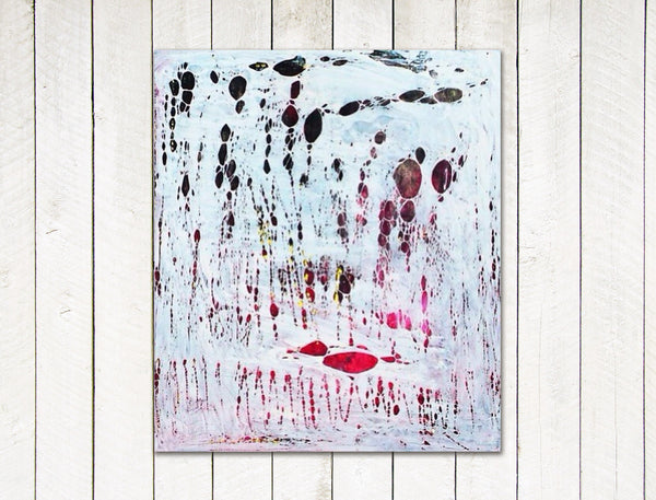 acrylic painting on canvas eyes wide open