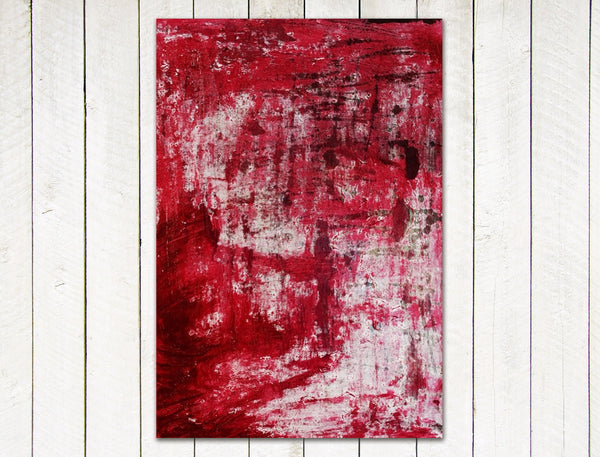 acrylic painting on canvas combat field