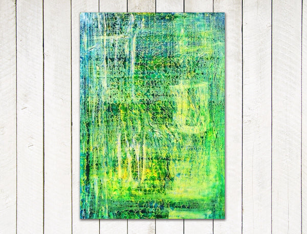 acrylic painting on canvas crop