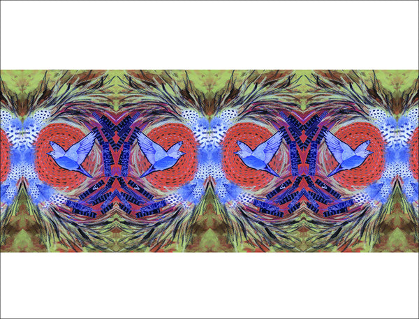 Camel Bird Long Scarf