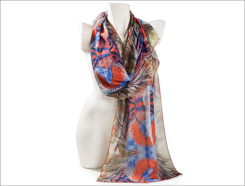 Camel Bird Long Scarf