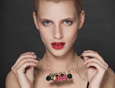 Candy Necklace- Print Fabric