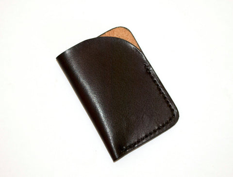 Leather Card Case - Black