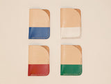 Leather Card Case - Natural/White