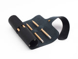 Leather Case - Black Palm&Olive