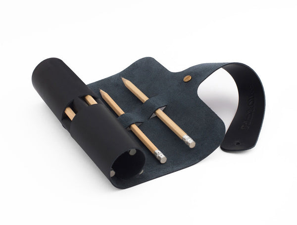 Leather Case - Black Palm&Olive