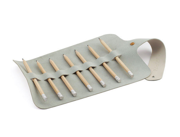 Leather Case - Light Grey Palm&Olive